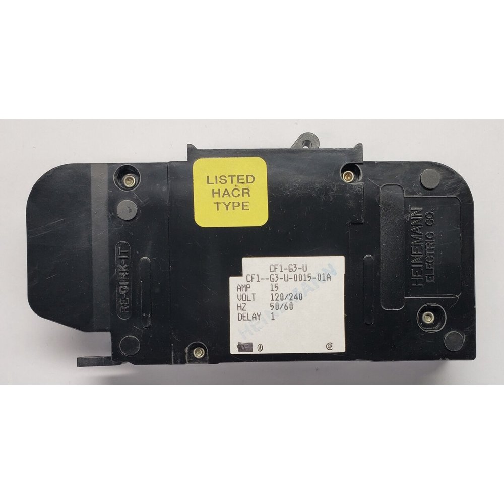 CF1-G3-U-0015-01A Heinemann 15 Amp Single Pole Circuit Breaker
