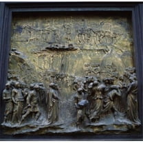 Posterazzi SAL3800533151 Italy Florence Florence Baptistery Gates of Paradise - Eastern Doors by Lorenzo Ghiberti Circa 1378-1455 Poster Print - 18 x 24 in.