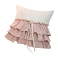 thumbnail image 3 of Funda de almohada Funda de cojín Suministros con lazo Decorativo Elegante Suave Cómodo Con almohada rosa, 3 of 9