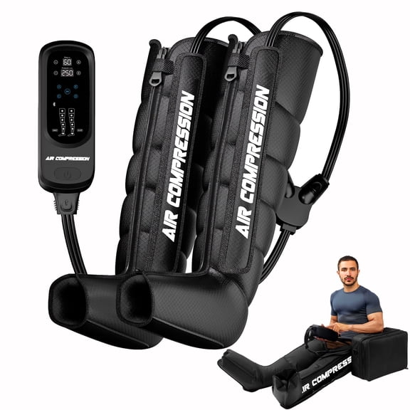 Air Compression Leg Massager Recovery System for Muscle Recovery and Improved Circulation