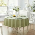 thumbnail image 6 of Newbridge Provence Lattice Cutwork Solid Color Textured Fabric Napkins, Set of 4 Napkins, Sage Green, 6 of 9