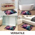 thumbnail image 6 of 1pc Black and white Cat among Flowers Bathroom Rug Bathroom Decor and Accessories- Durable,Anti Slip,And Quick Drying,Suitable For Indoor/outdoor Use - Perfect For Bathrooms,Bedrooms,Kitchens, 6 of 9