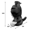 thumbnail image 3 of Llavero de Peluche Gato Lucifer 12 cm, 3 of 3