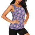 thumbnail image 2 of Gaeub Daisies Flowers Women's Workout Tank Tops Lightweight Sleeveless Shirts for Women for Athletic Running Tennis Yoga - XX-Large, 2 of 9