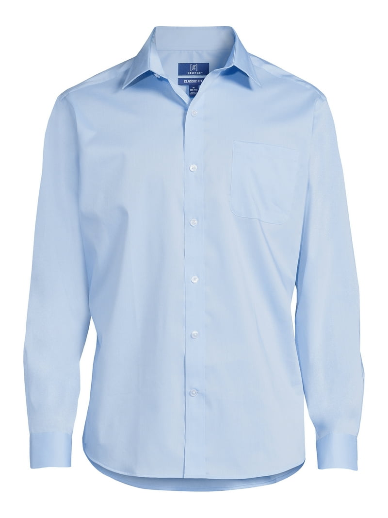 george classic fit dress shirt Avec Les Filles Long Sleeve Polo Collar Dress main image 0