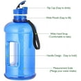 thumbnail image 2 of ABQ 75 Fl oz. Plastic Water Bottle Large with Carrying Loop, 2 of 7