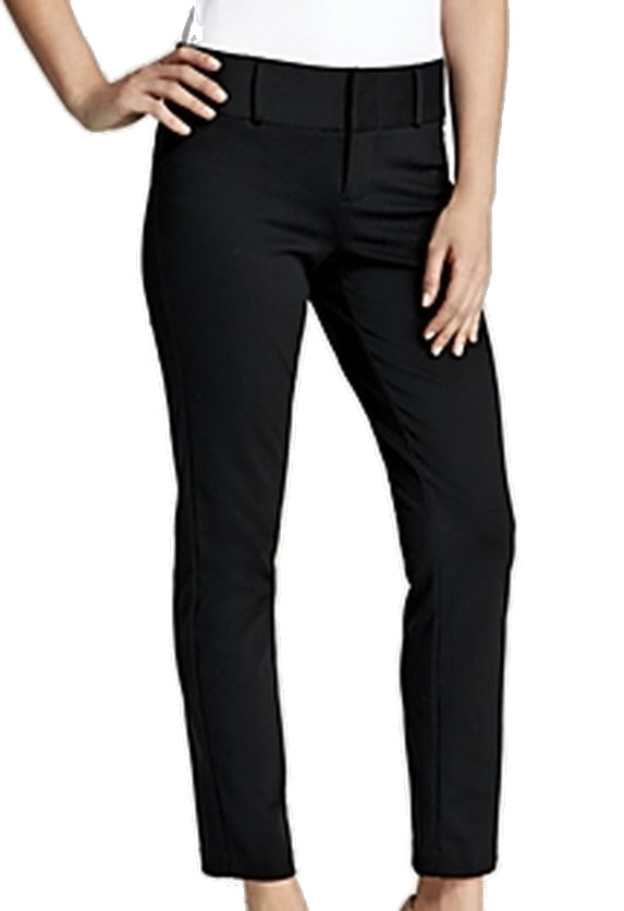 womens black dress pants walmart