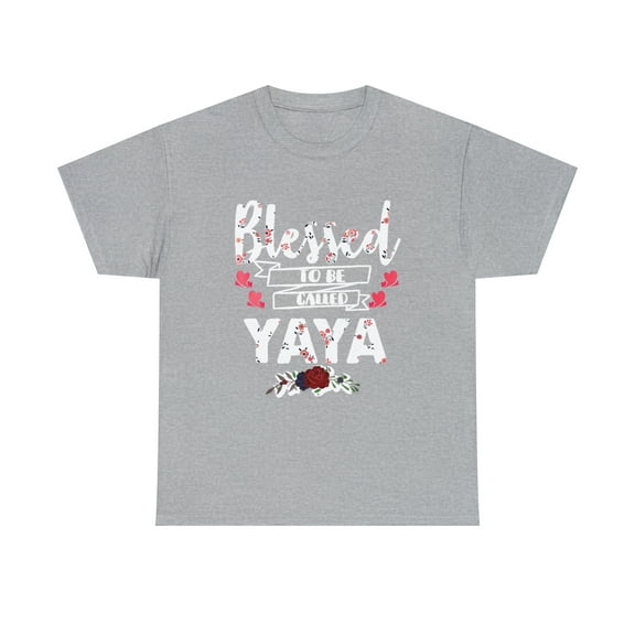 Womens Blessed To Be Called Yaya Shirt Christmas Gifts T-Shirt