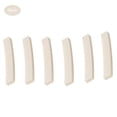 thumbnail image 1 of Eigraketly Tuerca de hueso de guitarra eléctrica, puente de guitarra sin blanquear en blanco, accesorio de instrumento Musical para guardabarros, Accesorios para instrumentos musicales Blanco y 6 uds., 1 of 6