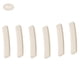 thumbnail image 1 of Soidarity Tuerca de hueso de guitarra eléctrica, puente de guitarra sin blanquear en blanco, accesorio de instrumento Musical para guardabarros, Accesorios para instrumentos musicales Blanco y 6 uds., 1 of 6