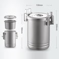 thumbnail image 3 of Camping Hiking Rice Cooker Outdoor Portable Picnic Cookware Stainless Steel Pot Multifunctional Travel Cooking Accessory, 3 of 8
