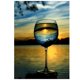 thumbnail image 1 of Cuadros Decorativos Puesta de sol copa de vino 5D diamante pintura bordado DIY punto de cruz decoración del hogar JShteea Nuevos Originales, 1 of 6