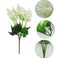 thumbnail image 5 of harmtty Delicate Simulation Bouquet Decorative UV-resistant Fake Hyacinth Blossom Bunch Photography Props ,Yellow, 5 of 8