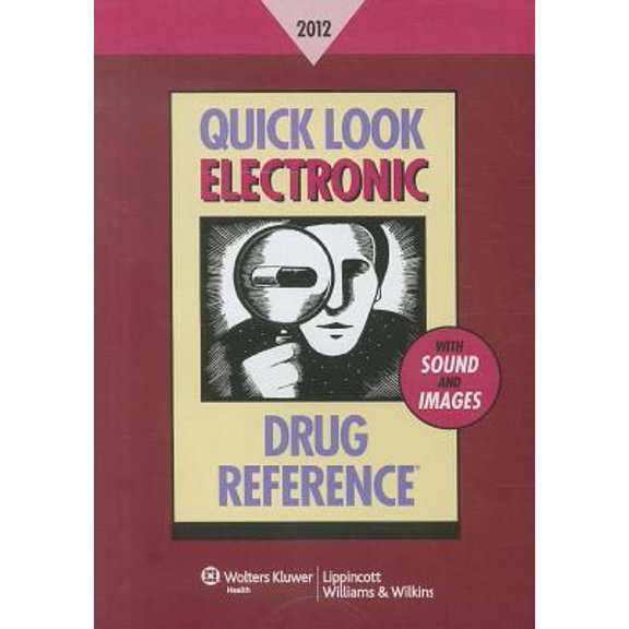 Pre-Owned Quick Look Electronic Drug Reference 2012: Installed Software/Cd Win