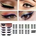 thumbnail image 2 of Reusable Eyeliner Stickers, Eyelash Stickers, Waterproof Long-Lasting Makeup Eyeliner and Eyelash Decals, Comfortable Lightweight Non-Irritating Reusable Eyelash Accessories for All Occasions, 2 of 2