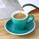 thumbnail image 4 of Taza de porcelana para espresso con platillo, taza para espresso, 80 ml/2,7 oz, 4 of 5