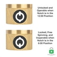 FaucetLock - Water Spigot Faucet Lock for Hose Bibb - Keyed Randomly ...