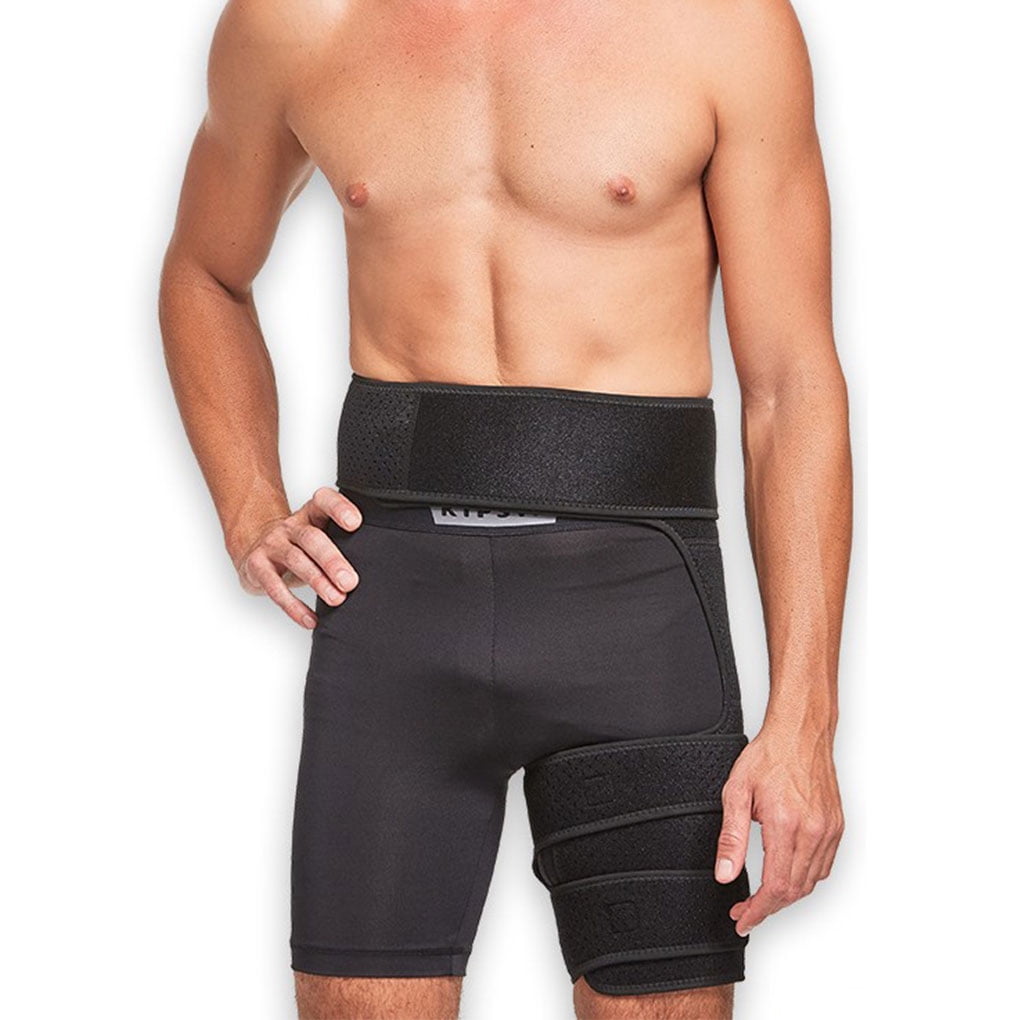 Thinsony Man Woman Universal Hip Joint Brace Support Thermal Protector Wraps Muscle Protective Equipment Room Indoor Gym