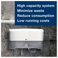 thumbnail image 5 of Tork Twin Mini Jumbo Toilet Paper Roll Dispenser White T2, Protects Rolls, Elevation Range, 5555200, 5 of 6