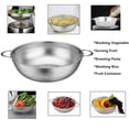 thumbnail image 2 of 2 Piece Stainless Steel Mesh Micro-Perforated Strainer Colander Set (3/5 Quart), 2 of 6