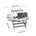 thumbnail image 4 of Sonducket Estufa de combustión de acero inoxidable BBQ Grill a prueba de viento Picnic Fire Grilling Rack Equipo Accesorios Estufas de camping, 4 of 6