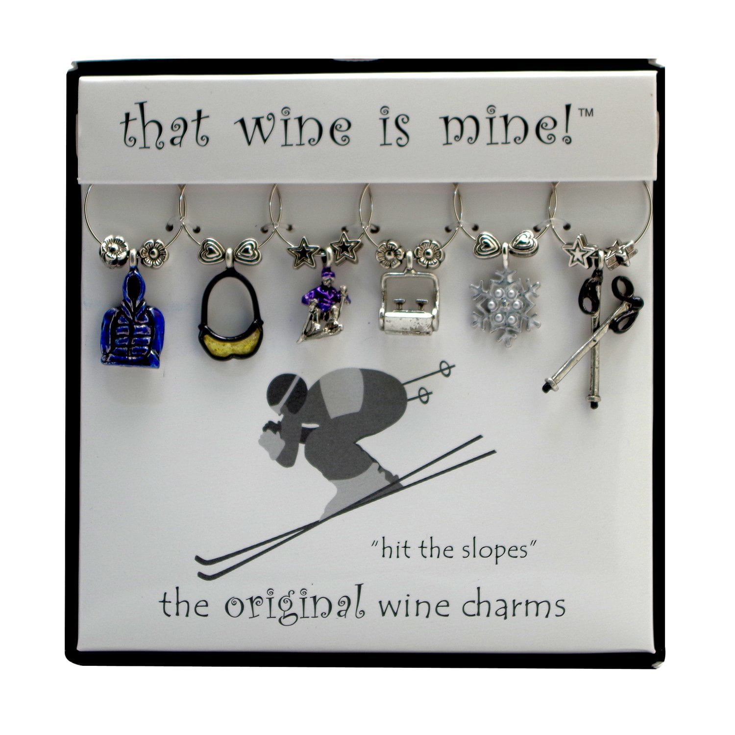 Cozy Pack, Flower Wine Charms