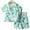 Mint Green, variant on TAIAOJING Boys Summer Beach Button Down Shirt & Shorts Outfits Sets Breathable Flower Clothes Sets For Toddler Kids Boho 140/8Y