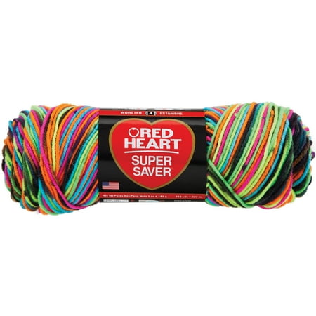 Red Heart Super Saver Yarn Blacklight