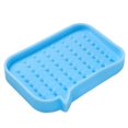 thumbnail image 2 of Jabonera De Silicona Antideslizante, Bandeja De Jabón De Drenaje Rápido, Jabonera Suave Y Fácil De Limpiar Para El Hogar, Baño, Ducha, Almacenamiento De Jabón sonducket HA026989-03, 2 of 6