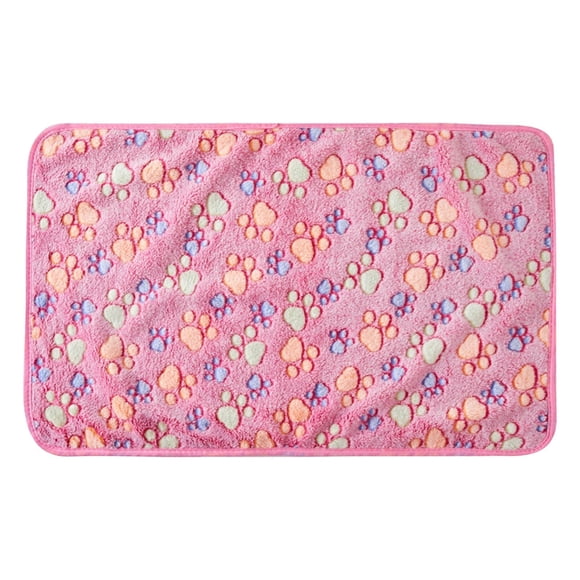 Manta reversible de poliéster para mascotas, de felpa, doble comodidad, cálida y acogedora, lavable a máquina, para perros, gatos, jaulas, sofás, camas y viajes