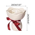 thumbnail image 2 of Ohufall Luxury Ceramic Decorative Vase For Modern Home Decor Minimalist Living Room Wedding Centerpiece, 2 of 6