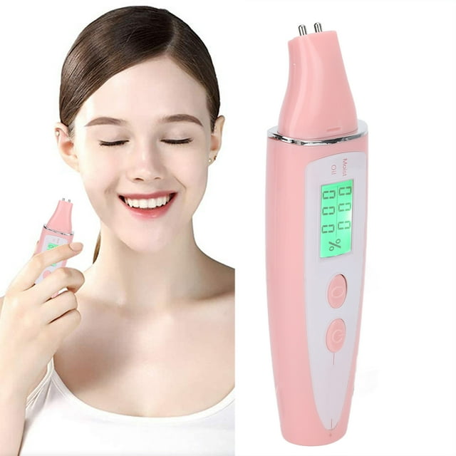 Probador De Piel Facial, Bolígrafo Detector De Piel Digital Portátil Para El Cuidado De La Piel Con Pantalla Inteligente Con Consulta De Datos Históricos Y Recordatorio