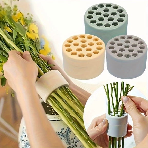 Reusable Spiral Flower Holder, Clear White Bouquet Making Tool, Durable Floral Arrangement Base for Fresh Flowers, Wedding Bouquets, Event Decorations, DIY Floral Crafts & Florist Supplies