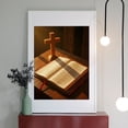 thumbnail image 2 of Diamond Art Kits for Adults - 5d On Table With Wooden Cross Diamond Painting for Adults, Diamond Art for Adults Beginners, Diamond Painting Kits for Adults for Home Wall Decor, 2 of 7