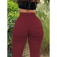 thumbnail image 5 of Womens Classic High Waisted Skinny Stretch Butt Lifting Jeans Slim Fit Denim Pants, 5 of 6