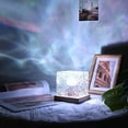 thumbnail image 3 of Northern Lights Ocean Wave Projector Light, Galaxy Light Projector, 16 Colors Gradual Rotating Flame Water Ripple Ambient Night Light Non-Wood for Bedroom, Room Decor, Kids Room (RC), 3 of 4