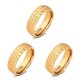 thumbnail image 2 of Sonducket Anillo de carburo para boda, accesorios de joyería con colgante biselado, suministros de compromiso multiusos exquisitos a la moda, Type1 NO1, 2 of 6