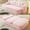 Baby Pink, variant on 78.7" Convertible Folding Sofa Bed, Queen Sleeper Sofa with Multi Functional Blanket, Corduroy Fabric Floor & Futon Loveseat Couch, Foam Folding Mattress Sleeper for Living Room, Apartment,Light Grey