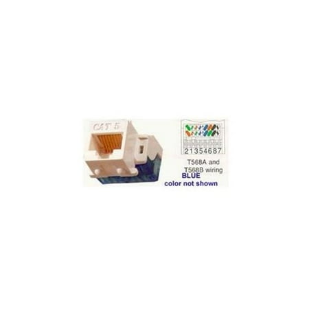 Cat5 Intercom - Icc Cat5jack-bl Ic1078e5bl - Cat5 Jck Blue (cat5jackbl)