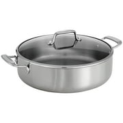 Tramontina Tri-Ply Clad 6 Qt Covered Stainless Steel Braiser Pan