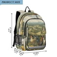 thumbnail image 2 of Backpack 12.9 *5.1 * 17.7 Inches Outing Backpack, Shopping Backpack, Travel Backpack Chicken Forest Group, 2 of 7
