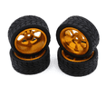 thumbnail image 1 of RC CAR ENILLOS EXQUISITO ACCESIONES DE ASIGULACIONES DE MODIFICACIÓN Accesorios de actualización Reemplazo del kit para 124016 124019 144002 1 Golden 4 sets Inevent FN001441-05, 1 of 7