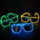 thumbnail image 5 of Gafas de sol LED para fiestas que brillan en la oscuridad, gafas de mosaico intermitentes UV400, regalo unisex, gafas luminosas LED, 5 of 6