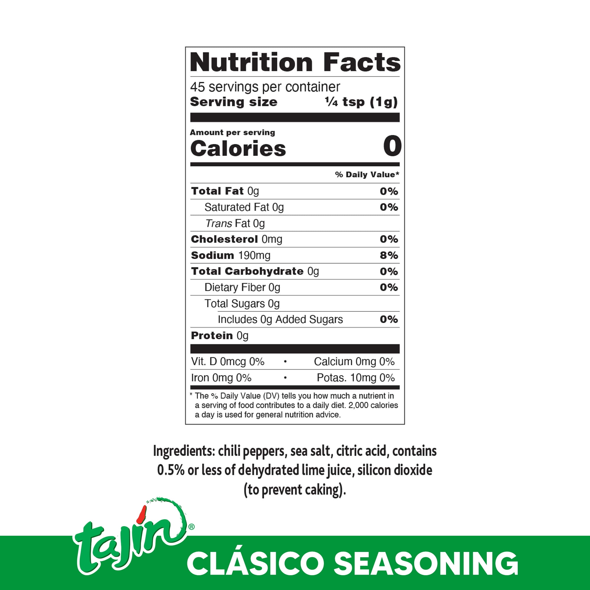 Tajin Clasico Seasoning, Chili Lime Seasoning, 1.6 oz
