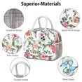 thumbnail image 4 of Flower Lunch Bag for Women Men Reusable Insulated Lunch Bags, Leakproof Cooler Food Lunch Tote Bag, Large Capacity Lunch Box for Work School Travel Picnic, 4 of 7