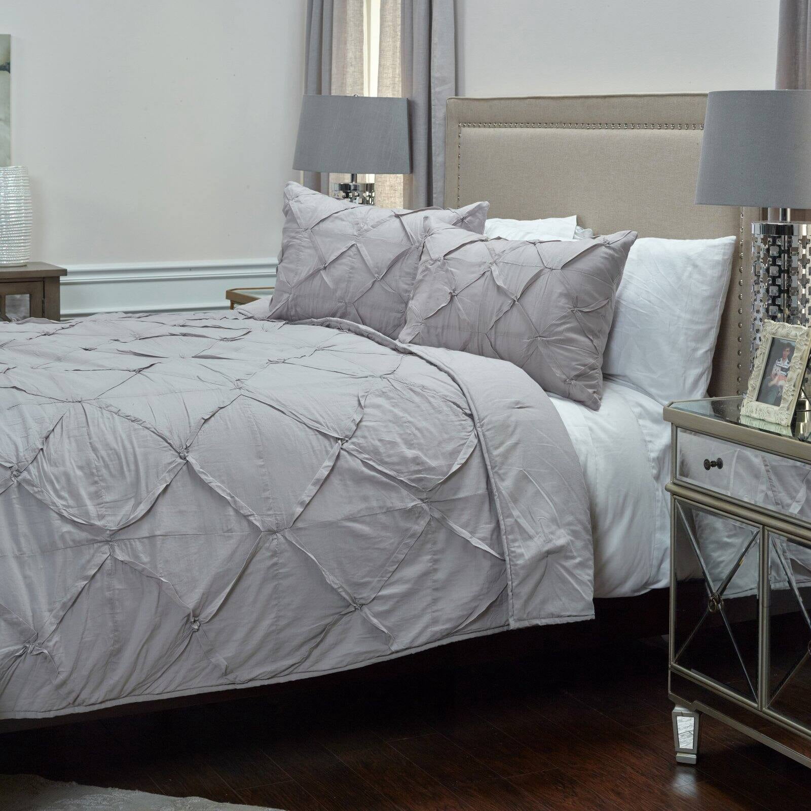 Rizzy Home  Carrington Stone Quilt Queen