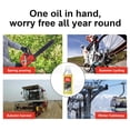 thumbnail image 6 of Chainsaw Lubricant Oil - Special Oil for Battery Motor Saws, High Performance Design Perfect for Stainless Steel Chainsaws, Garden Equipment & Machinery Maintenance Needs, 100ml, Yellow, 6 of 7