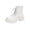 White, variant on Boots for Women Round Toe Low Heel Thick Sole Lace-up Ankle Boots Women's Casual Comfortable Boots Winter Outdoor Dressy Booties Shoes