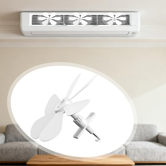 Deflector de viento para acondicionado, deflector de dirección del viento, accesorios cómodos, fácil instalación, de de salida para oficina Blanco