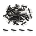 thumbnail image 1 of Unique Bargains Pack of 50 Straight Pin Header DIP Single Row 6 Pin 2.54mm Pitch Gold Plated, 1 of 5